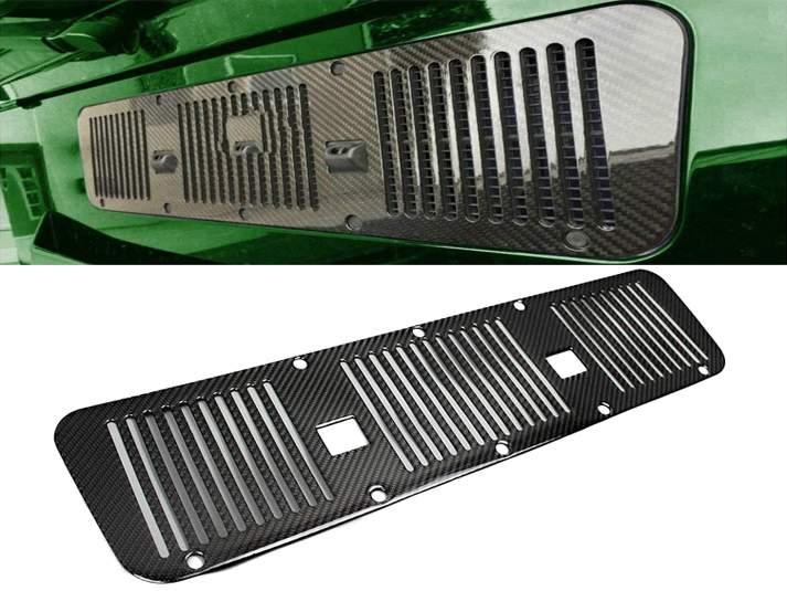 -Wagon 2008-2018 Carbon Fiber Hood Air Vent Washer Nozzle Cover